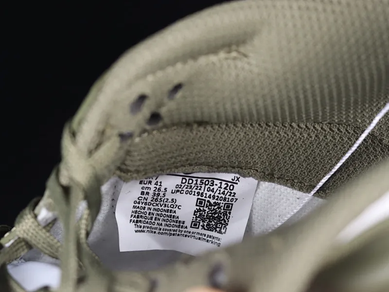 All categories Nk SB Dunk series Nk SB Dunk Low low-top sneakers M version pure original Nk Dunk Low olive green SB smashed backboard fashion casual sneakers DD1503-120